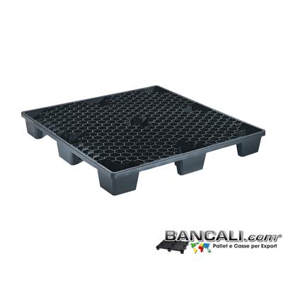 EXPORT-PALLET® 1130x1130 mm. in Plastica Quadrato per Container  Grigliato a Maglia Esagonale, 9 Piedi, Inseribile, idoneo per Spedizioni Marittime. Peso Tara 9,4 Kg.