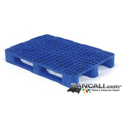 Crad80x120s3w - EuroPallet 80x120 con 3 binari sotto; senza bordi sopra, idoneo per collocare selle per lo stoccaggio di Bobine