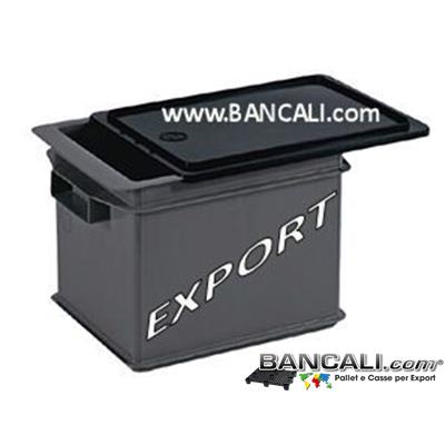 ExportBox21L - Export Box da 21 Litri 30x40 h.26 cm con coperchio a slitta