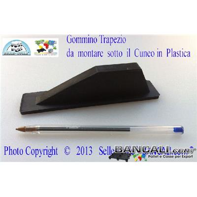 Gommino-Trapezio-per-Cuneo-1144 - Gommino piuttosto grande a forma di Trapezio indoneo al Cuneo Lungo 1144 mm.