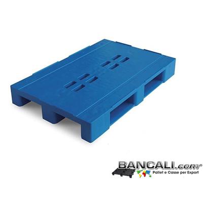 HYGn80x120CDV - Pallet igienico 800x1200 h.155 mm. Piano Chiuso Senza Bordo  Atossico HDPE Vergine  Peso Tara 15Kg.