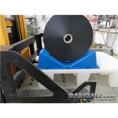 RCP80x120P9H30 - Bancale a sella con 2 culle posizionabili a piacere con altezza o quota fino a 350 mm e oltre. Per operazioni Flexo a bordo maccchina. Peso tara 22 Kg.