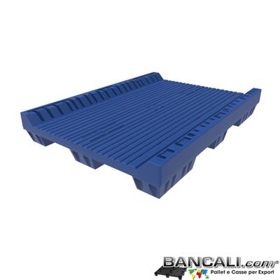 Pallet a Sella per 5 Bobine 1100x1540 h.220 mm. Diametro 70 mm.  Idoneo per 5 bobine. in plastica:  LLDPE Peso Tara 36Kg.