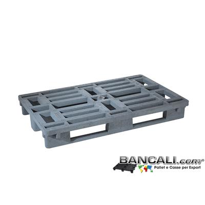 Rack80x120Ry - EuroPallet per Scaffale 80x120 per export di Grosse Portate     3 slitte sotto, Reciclato. Kg 26